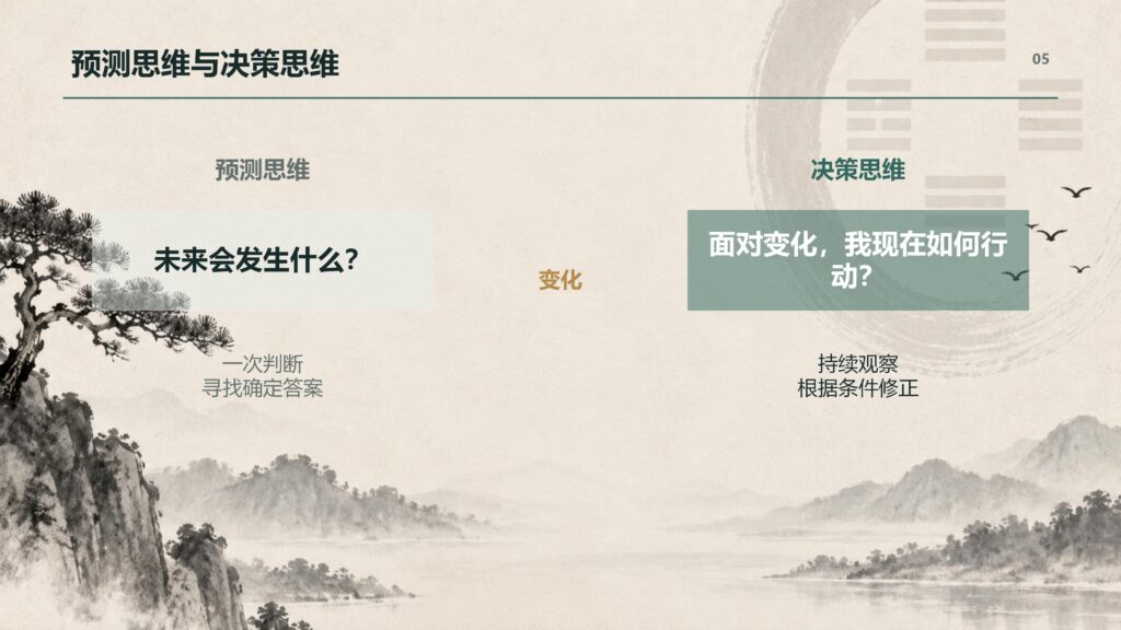 从预测思维走向决策思维